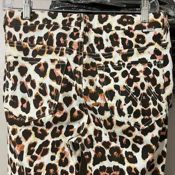 MOTHER Denim High Waisted Looke Ankle Fray In Touch Of The Tiger Size 27 - Picture 9 of 11